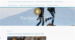 Desktop Screenshot of life-meaning.org